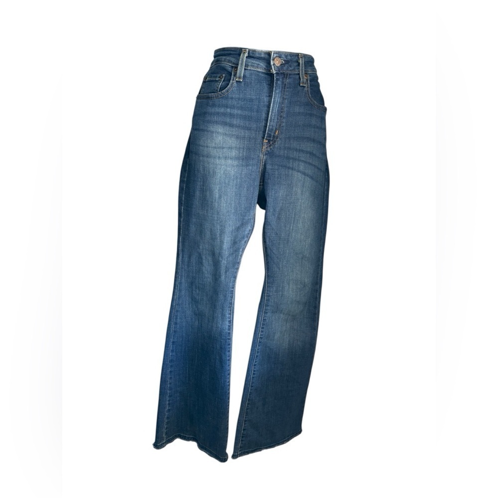 Levi's women’s 726 flare medium wash denim Jeans sz 29 L30 preloved - Picture 5 of 11